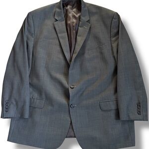 Lauren Ralph Lauren Blazer Mens 50R Brown Houndstooth Plaid Wool Sport Coat